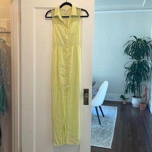 XXS yellow BCBG maxi dress